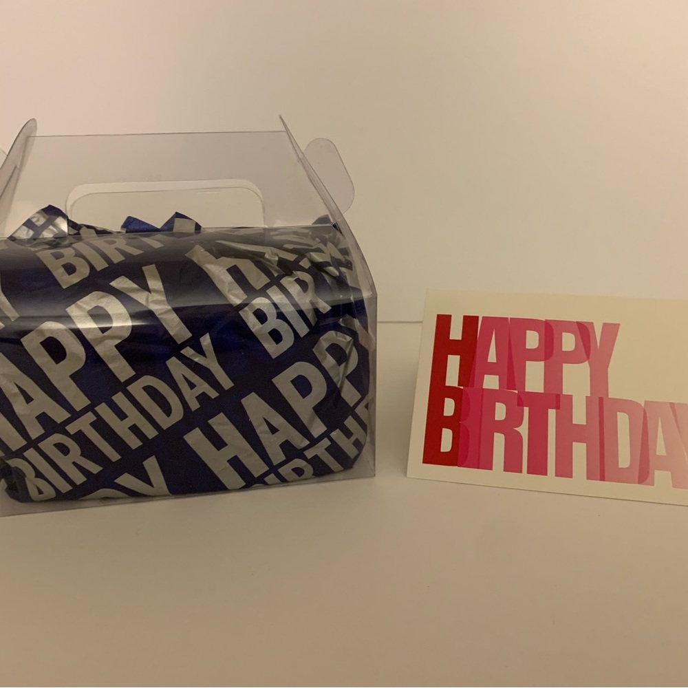 Chocolate Candy Gift Box Reeses Hershey Gummies Cookies W Birthday Card & Bow